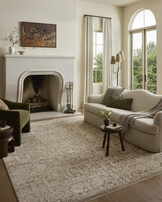 Loloi Clarisse CLS-06 Fog / Bone Area Rug Lifestyle Image