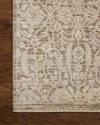Loloi Clarisse CLS-06 Fog / Bone Area Rug Corner Image