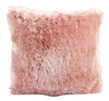 Auskin Long Wool Sheepskin Cushions Dark Rose main image
