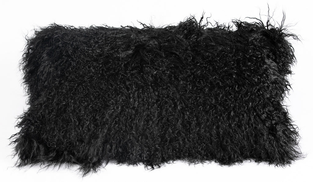 Auskin Tibetan Sheepskin Long Wool Black main image
