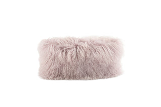 Auskin Tibetan Sheepskin Long Wool Powder Purple main image