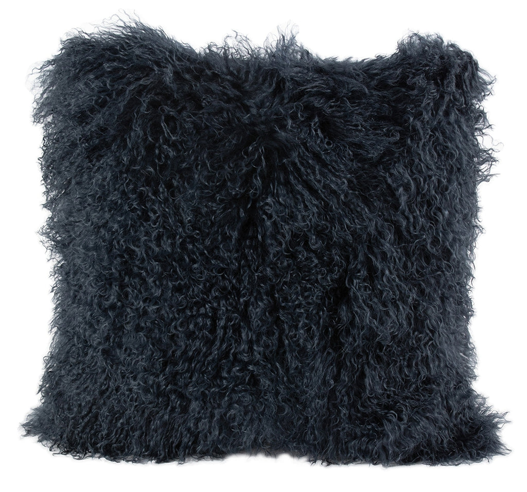 Auskin Tibetan Sheepskin Long Wool Navy main image