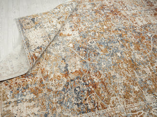 K2 Camilla CM-152 Indigo/Rust Tones Area Rug Lifestyle Image Feature