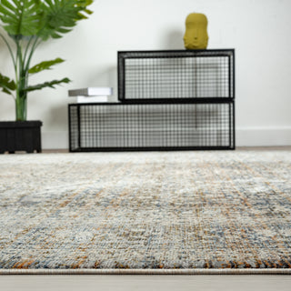 K2 Camilla CM-155 Vintage Blues/Rust Area Rug