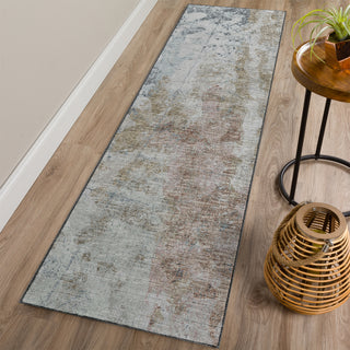 Dalyn Camberly CM3 Mineral Blue Area Rug Runner Lifestyle Image Feature