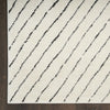 Nourison Cozy Modern CMD01 Ivory Black Area Rug Detail Image