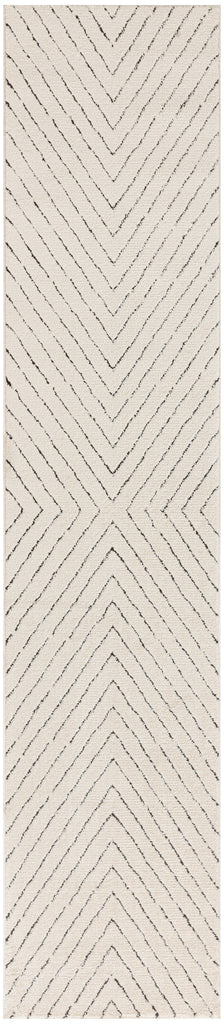 Nourison Cozy Modern CMD01 Ivory Black Area Rug main image