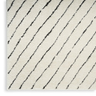 Nourison Cozy Modern CMD01 Ivory Black Area Rug T' R
