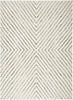 Nourison Cozy Modern CMD01 Ivory Black Area Rug Main Image