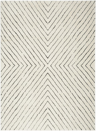 Nourison Cozy Modern CMD01 Ivory Black Area Rug Main Image