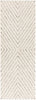 Nourison Cozy Modern CMD01 Ivory Black Area Rug Main Image