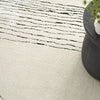 Nourison Cozy Modern CMD02 Ivory Black Area Rug Corner Image
