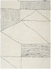 Nourison Cozy Modern CMD02 Ivory Black Area Rug main image