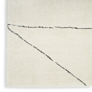 Nourison Cozy Modern CMD02 Ivory Black Area Rug T' R