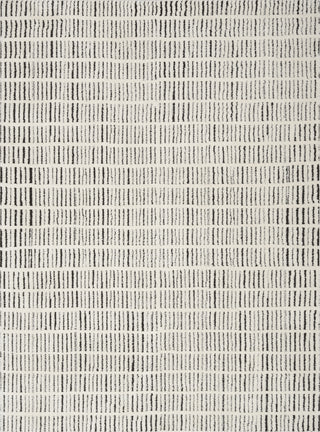 Nourison Cozy Modern CMD03 Ivory Black Area Rug 5' X 7'