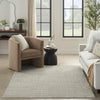Nourison Cozy Modern CMD03 Grey Ivory Area Rug Room Image Feature