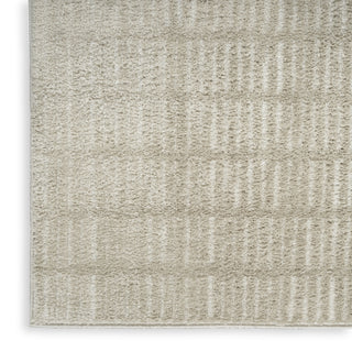 Nourison Cozy Modern CMD03 Grey Ivory Area Rug T' R
