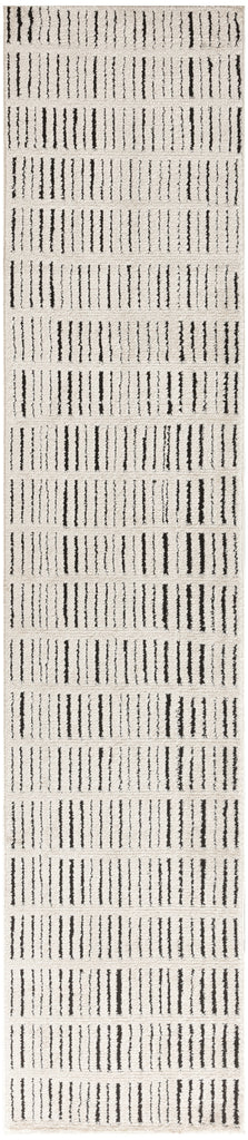 Nourison Cozy Modern CMD03 Ivory Black Area Rug main image