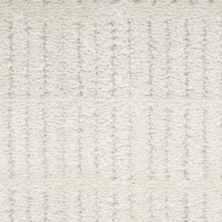 Nourison Cozy Modern CMD03 Ivory Grey Area Rug Texture