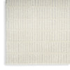 Nourison Cozy Modern CMD03 Ivory Grey Area Rug Corner
