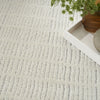 Nourison Cozy Modern CMD03 Ivory Grey Area Rug Close Up