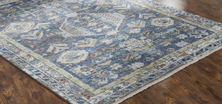 Ancient Boundaries Kohatk KOH-01 Denim Area Rug Close Up Image