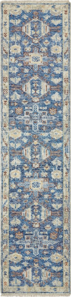 Ancient Boundaries Kohatk KOH-01 Denim Area Rug Runner Image