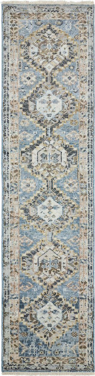 Ancient Boundaries Kohatk KOH-03 Vintage Indigo Area Rug- Runner Image