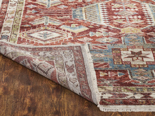 Ancient Boundaries Kohatk KOH-05 Claret Area Rug Folded Backing Image