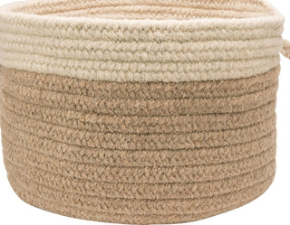 Colonial Mills Chunky Natural Wool Dipped Basket CN11 Beige/Natural