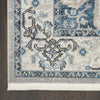 Nourison Carina CNA02 Grey Blue Area Rug Detail Image