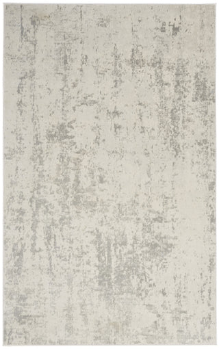 Nourison Concerto CNC01 Cream Grey Area Rug main image