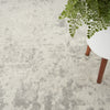 Nourison Concerto CNC01 Cream Grey Area Rug Texture 2