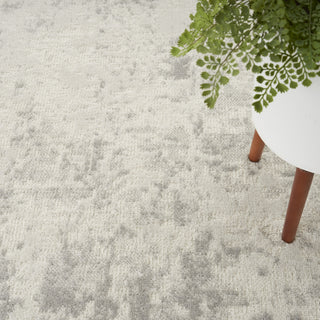 Nourison Concerto CNC01 Cream Grey Area Rug Texture 2