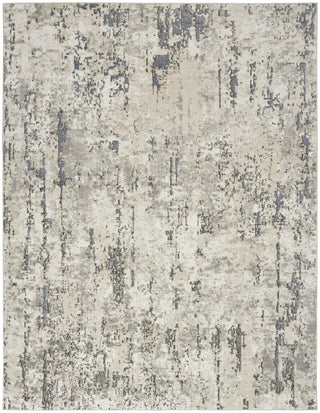 Nourison Concerto CNC01 Ivory Blue Grey Area Rug main image