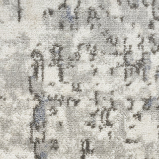 Nourison Concerto CNC01 Ivory Blue Grey Area Rug Swatch Image