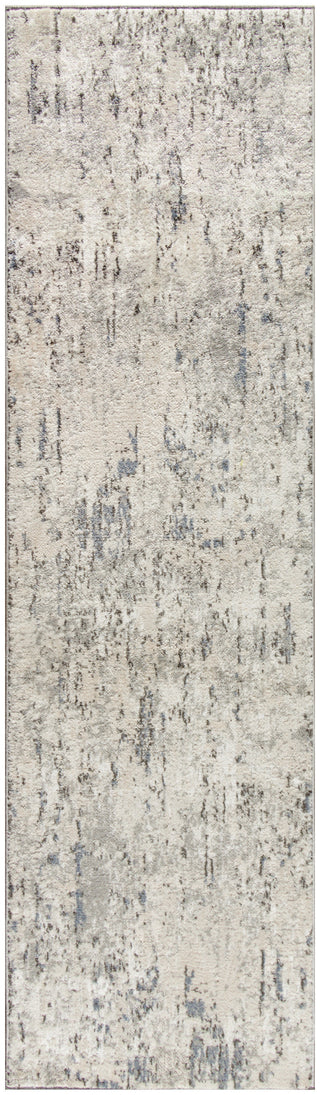 Nourison Concerto CNC01 Ivory Blue Grey Area Rug Runner Image