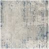 Nourison Concerto CNC01 Ivory Grey Blue Area Rug Square Image
