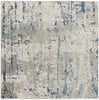 Nourison Concerto CNC01 Ivory Grey Blue Area Rug Square Image