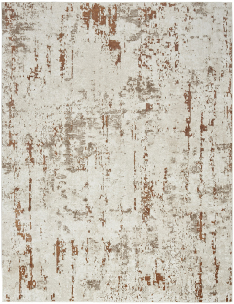 Nourison Concerto CNC01 Ivory Rust Area Rug main image
