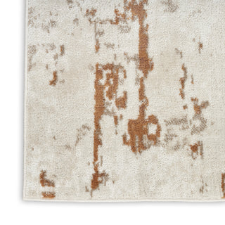 Nourison Concerto CNC01 Ivory Rust Area Rug Texture Image