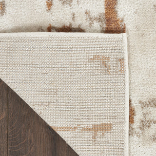 Nourison Concerto CNC01 Ivory Rust Area Rug Detail Image