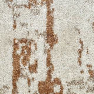 Nourison Concerto CNC01 Ivory Rust Area Rug Swatch Image