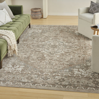 Nourison Concerto CNC05 Beige Area Rug Corner Image