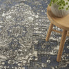 Nourison Concerto CNC05 Blue Area Rug Corner Image