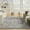 Nourison Concerto CNC05 Blue Area Rug Lifestyle Image