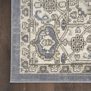 Nourison Concerto CNC05 Blue Area Rug Detail Image