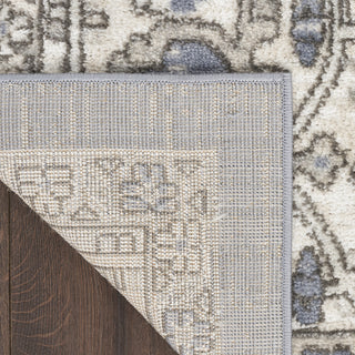 Nourison Concerto CNC05 Blue Area Rug Corner Image
