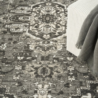 Nourison Concerto CNC05 Grey Area Rug Corner Image