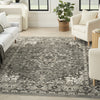 Nourison Concerto CNC05 Grey Area Rug Corner Image